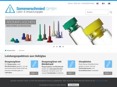 Website von Sommerschmied GmbH