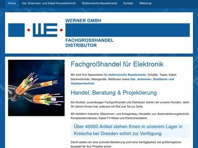 Website von Thomas Werner Industrielle Elektronik e. Kfm.