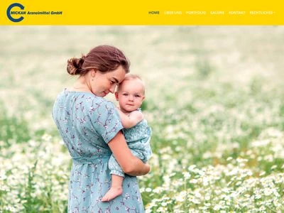 Website von Mickan Arzneimittel GmbH