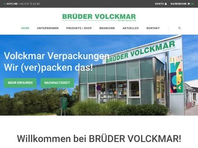 Website von Brüder Volckmar GmbH & Co KG