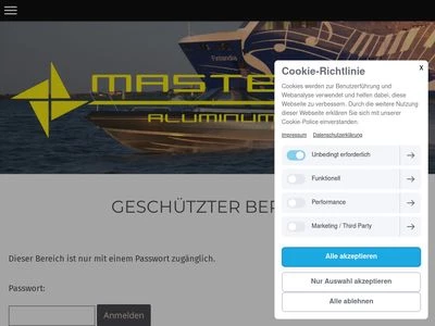 Website von Boat & Yacht GmbH