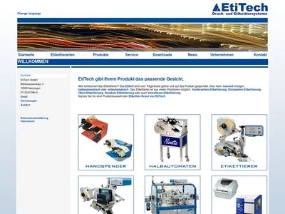 Website von EtiTech GmbH
