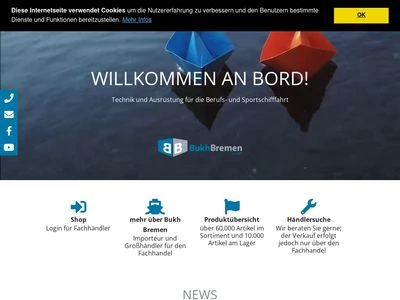 Website von Bukh-Bremen GmbH