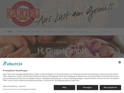 Website von H. Gugel GmbH