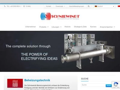 Website von Schniewindt GmbH & Co. KG