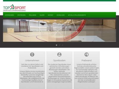 Website von TOP-SPORT GmbH