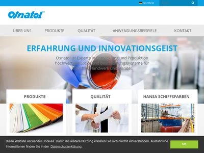 Website von OSNATOL-Werk GmbH & Co. KG