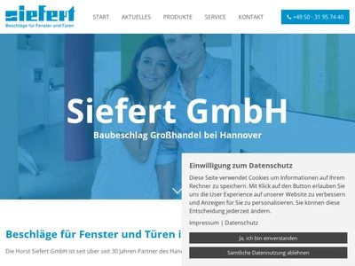 Website von Horst Siefert GmbH