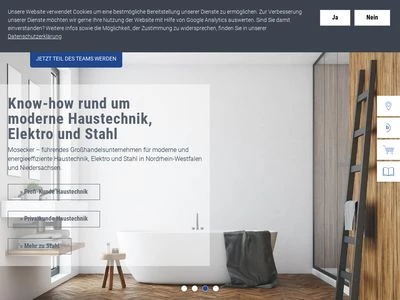 Website von Mosecker GmbH & Co. KG