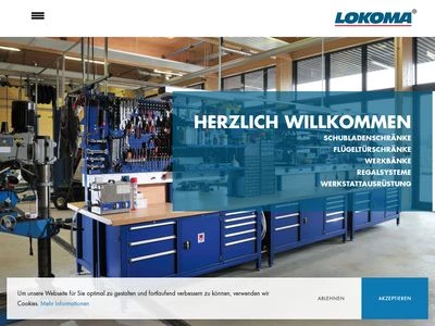 Website von LOKOMA, Lorenz Kollmann GmbH