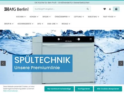 Website von AfG Berlin GmbH