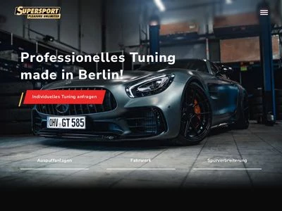 Website von SUPERSPORT GmbH