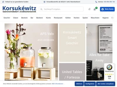 Website von Otto Korsukewitz GmbH