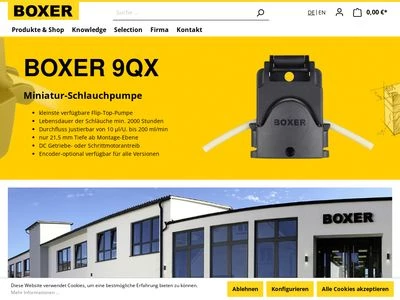 Website von Boxer GmbH