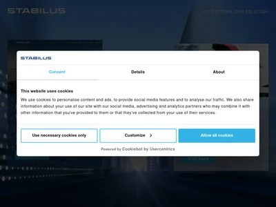 Website von Stabilus GmbH