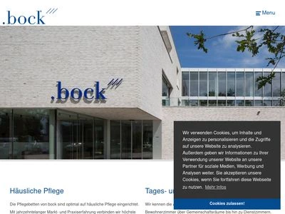 Website von Hermann Bock GmbH