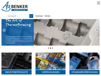 Website von Benker GmbH & Co. KG