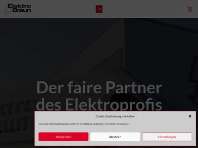 Website von Elektro Braun GmbH