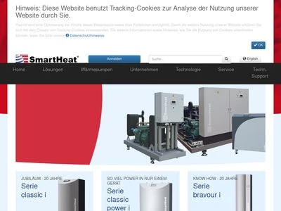 Website von SmartHeat Deutschland GmbH