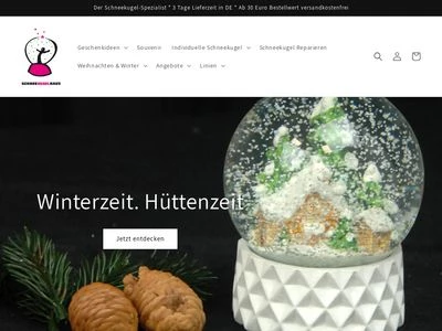 Website von Schneekugelhaus GmbH & Co KG