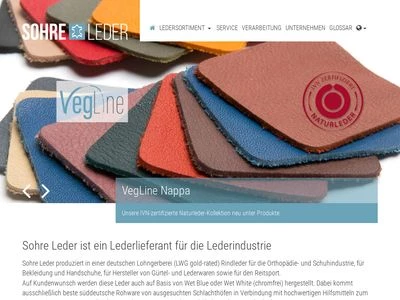 Website von Karl F. G. Sohre GmbH