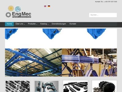 Website von EngMec Engineers & Mechanic GmbH