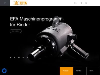 Website von EFA Schmid & Wezel GmbH