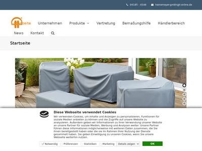 Website von Dieter Heinemeyer GmbH Kunststoffverarbeitung