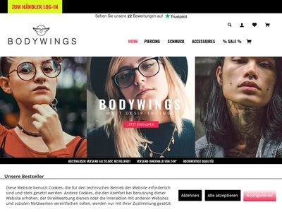 Website von Bodywings