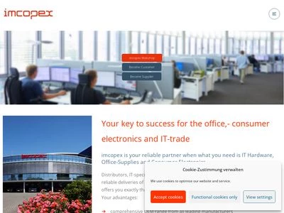 Website von imcopex GmbH