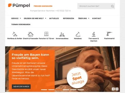 Website von A. Pümpel & Co.KG 