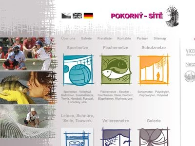 Website von Pokorny- Site s.r.o.