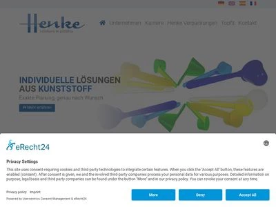 Website von Franz Henke GmbH & Co. KG
