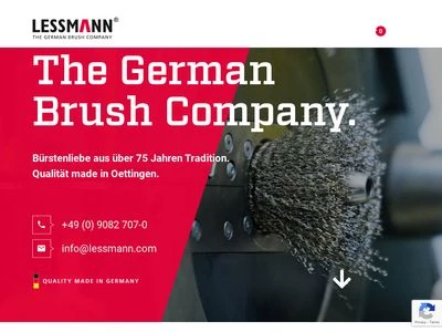 Website von Lessmann GmbH