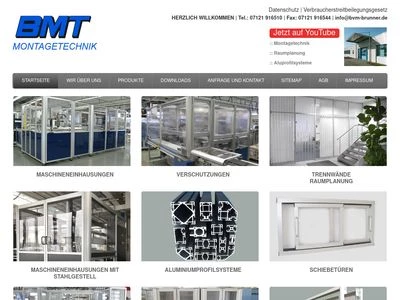 Website von BMT Brunner GmbH