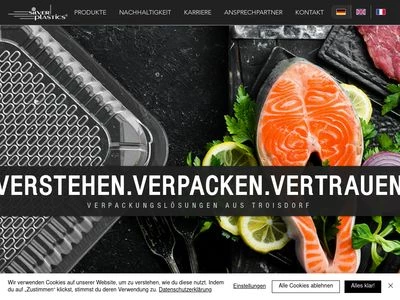 Website von silver plastics GmbH & Co. KG