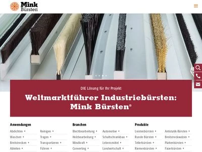 Website von August Mink GmbH & Co. KG