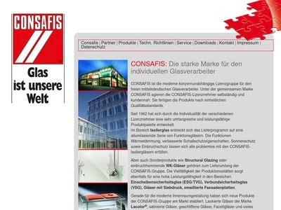 Website von CONSAFIS Beratungs GmbH