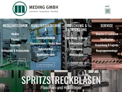 Website von Meding GmbH