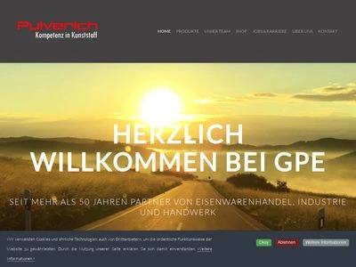 Website von Günther Pulverich GmbH