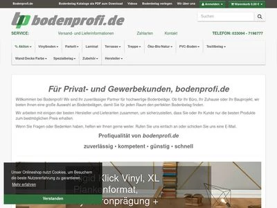 Website von mbb - Ihr Bodenausstatter GmbH