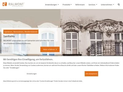 Website von Ralmont GmbH