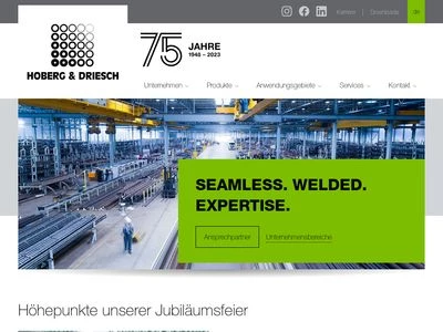 Website von Hoberg & Driesch GmbH & Co. KG