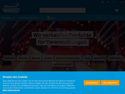 Website von allbuyone GmbH