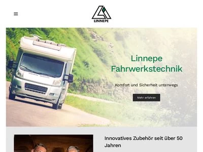 Website von A. LINNEPE GmbH