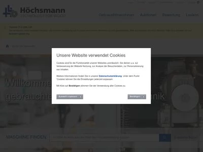 Website von Höchsmann GmbH