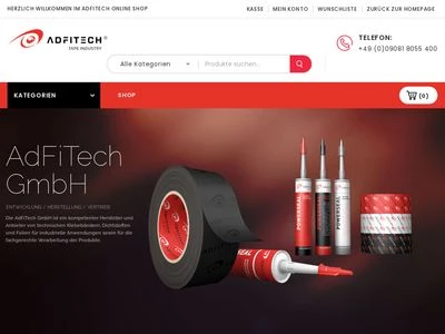 Website von AdFiTech GmbH