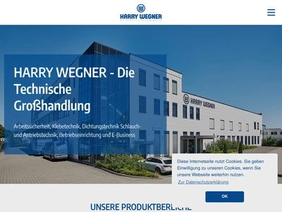 Website von Harry Wegner GmbH & Co. KG