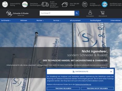Website von Schneider & Rüseler GmbH