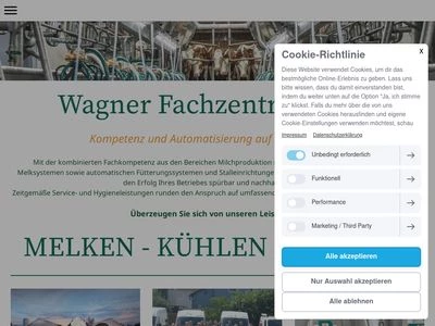 Website von Wagner Karl GmbH